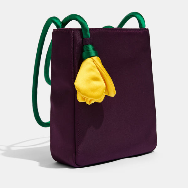 Edie Parker Flower Bag In Yellow Rose