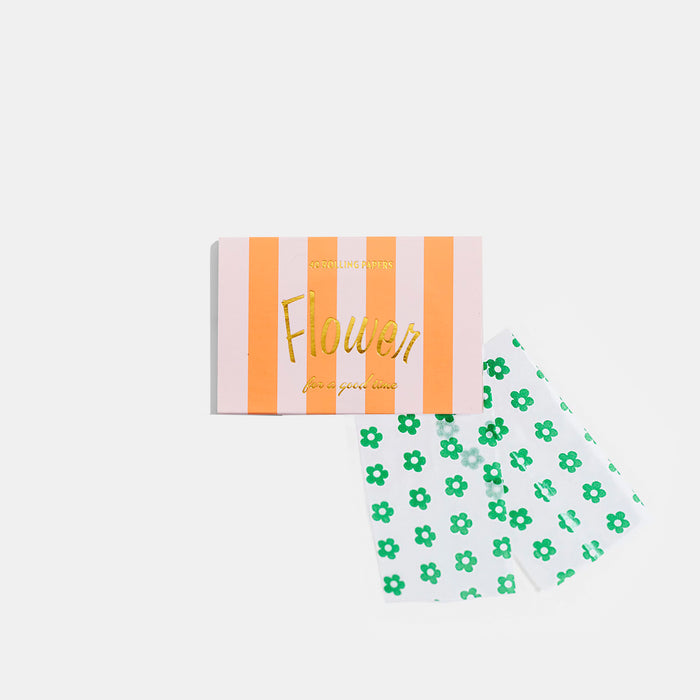 edie parker Flower Rolling Papers in Leaf