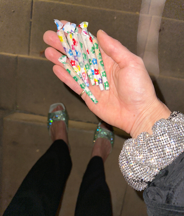 Edie Parker Flower Rolling Papers In Rainbow