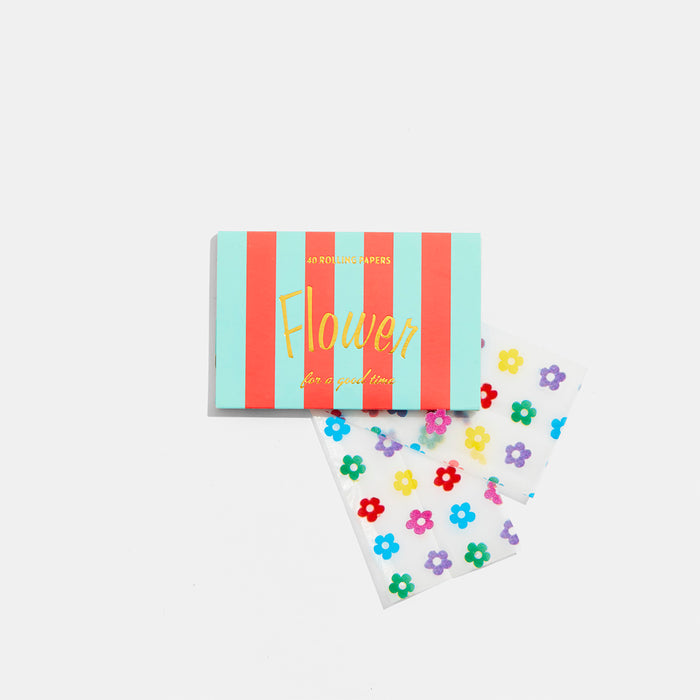 edie parker Flower Rolling Papers in Rainbow