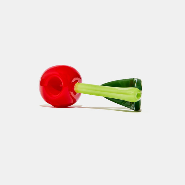 edie Parker Glass Fruit Pipe In Cherry