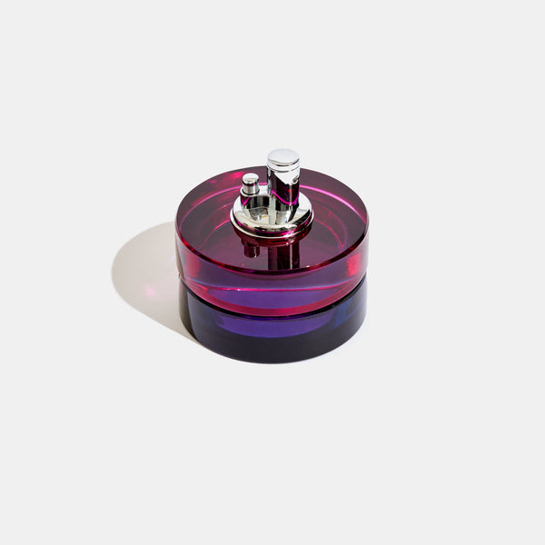 Edie Parker Glass Tabletop Lighter In Mixed Berry
