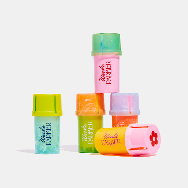 Edie Parker Grinder And Storage Case In Pink