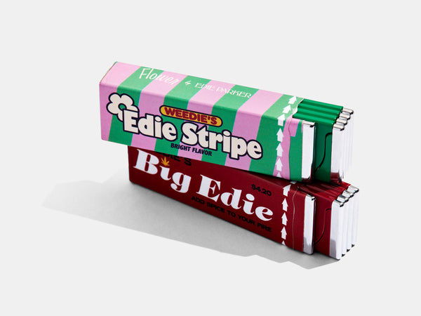 Edie Parker Gum Lighter In Edie Stripe