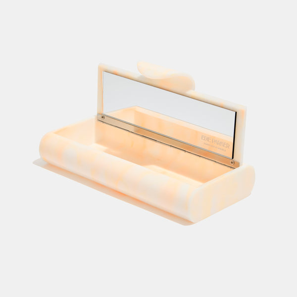 Edie Parker Large Lara In Sherbet Marble