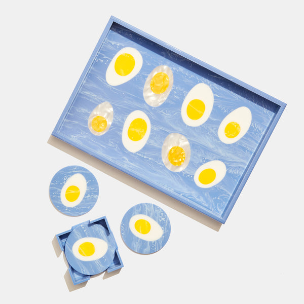 Edie Parker Large Tray In Eggs