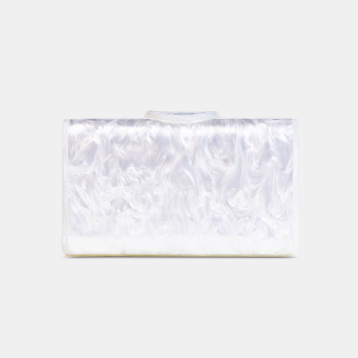 edie parker Mini Lara in White Pearlescent