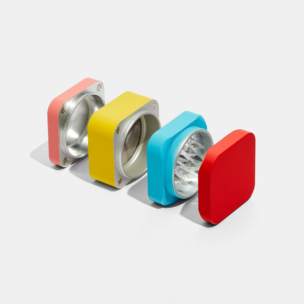 Edie Parker Mini Tabletop Grinder In Red Multi