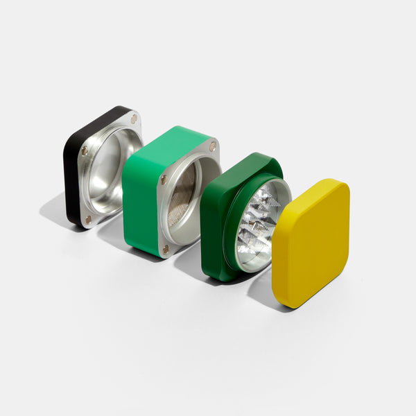 Edie Parker Mini Tabletop Grinder In Yellow Multi