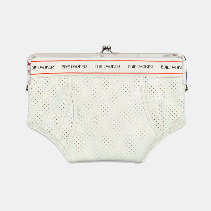 edie parker Undies Pouch in Red Stripe