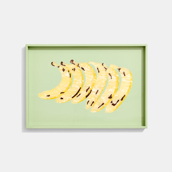 Edie Parker XL Banana Tray In Mint