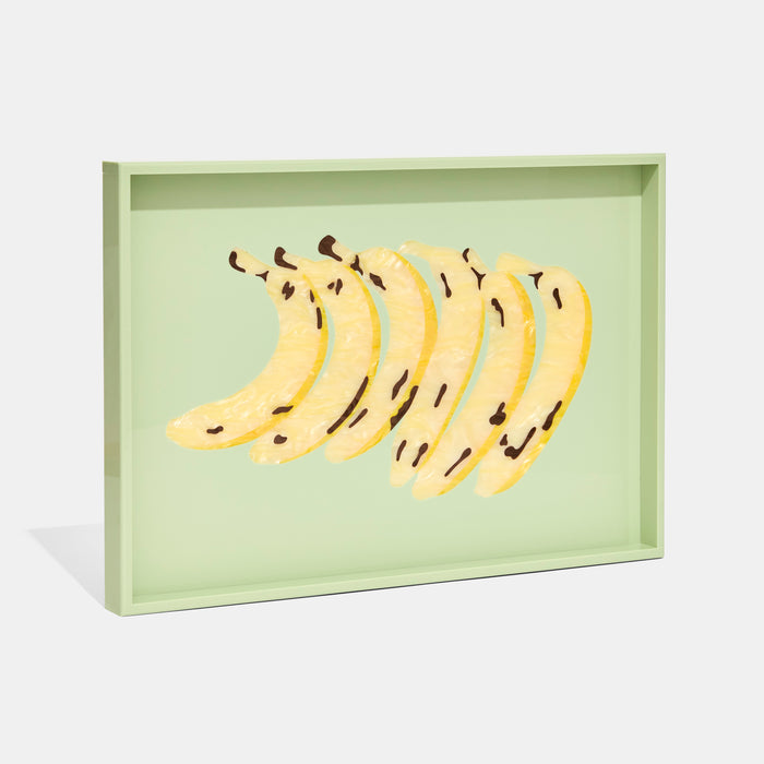 edie parker XL Banana Tray in Mint