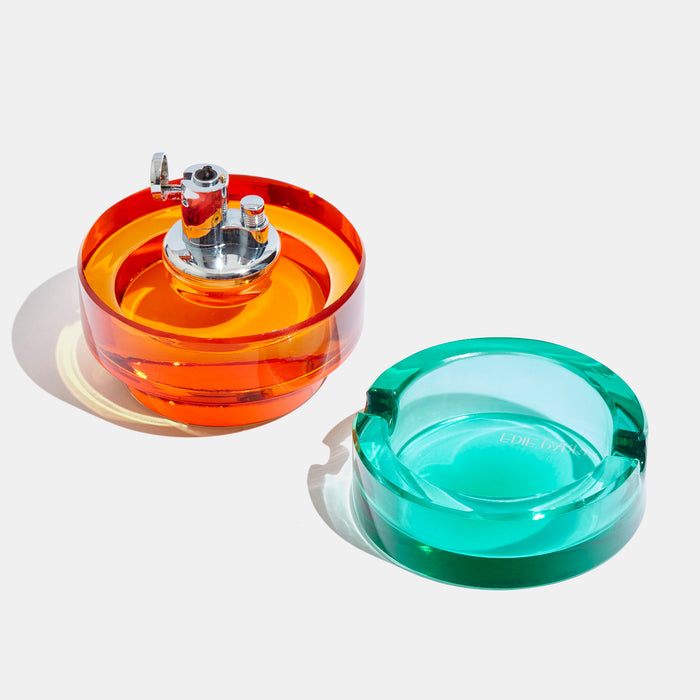 edie parker Glass Tabletop Lighter in Tropical Punch