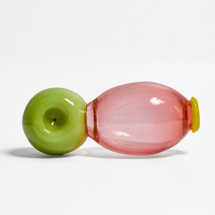 edie parker Sticky Glass x EP Double Bubble Pipe in Sour Peach