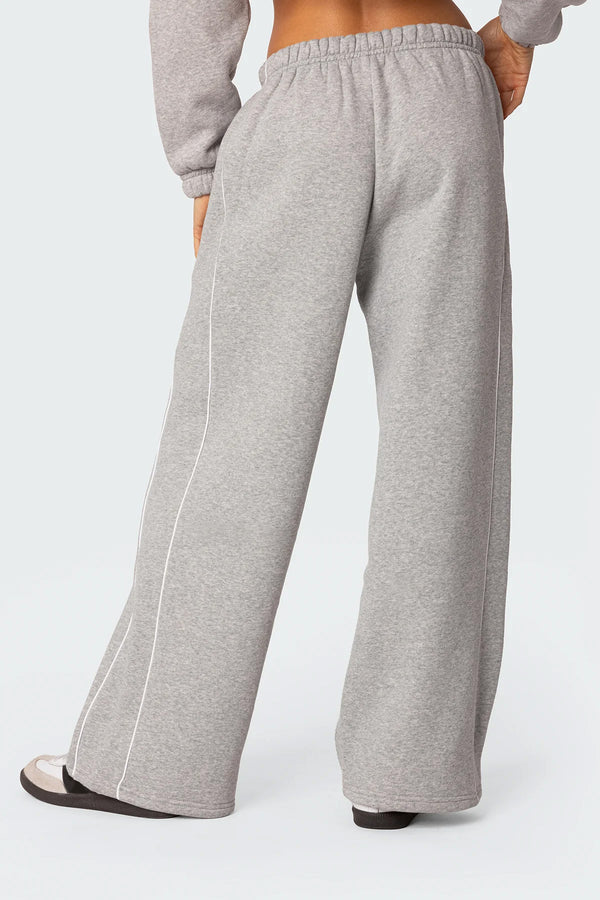 Edikted Autumn Sweatpants Gray Melange