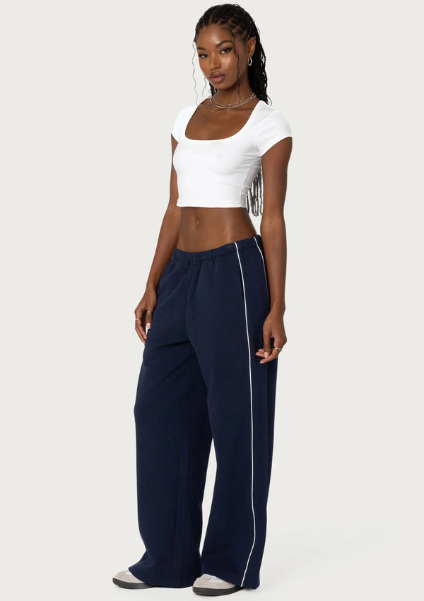 Edikted Autumn Sweatpants Navy
