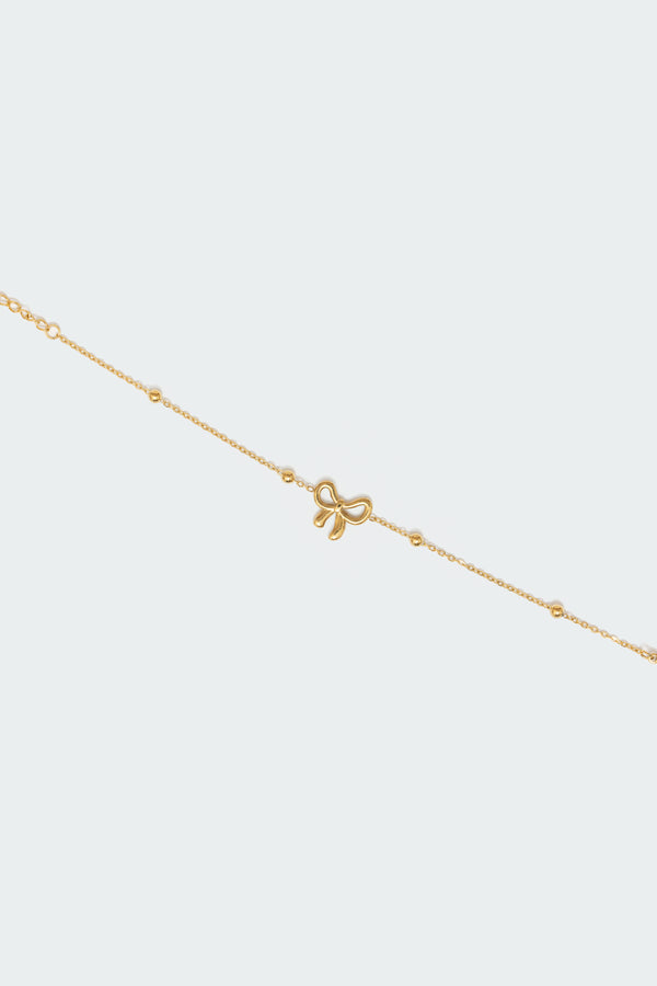 Edikted Baby Bow Bracelet Gold