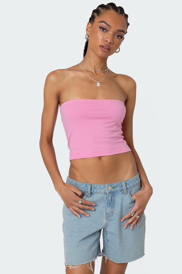 edikted Basic Tube Top pink
