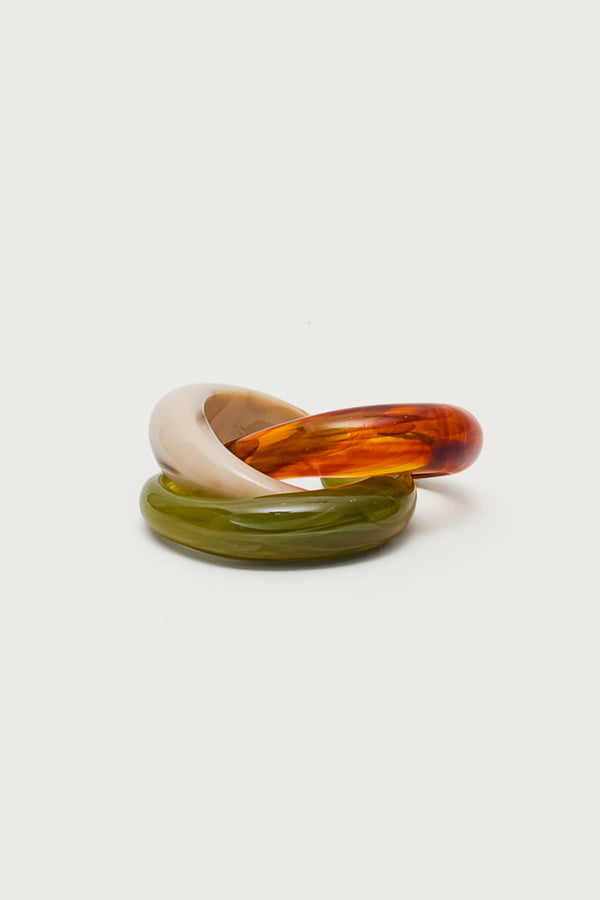 Edikted Chunky Statement Cuff Bracelet Pack Mix