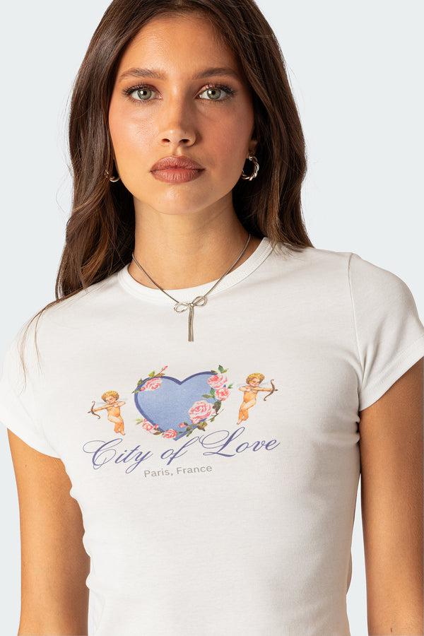 Edikted City Lovers T-Shirt White