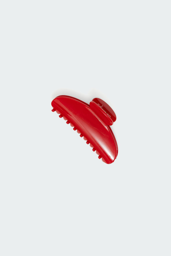 Edikted Clean Girl Hair Clip Red