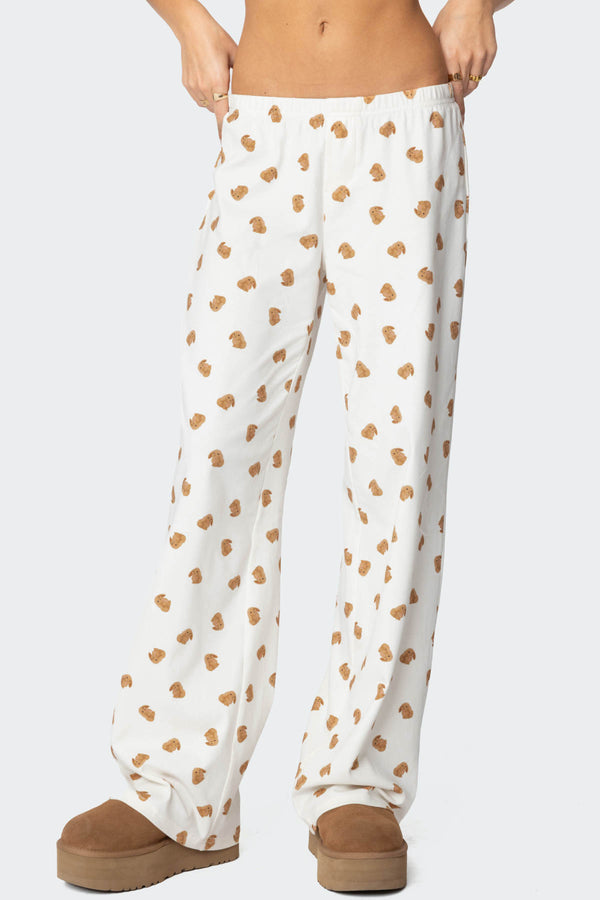 Edikted Cottontail Pants White