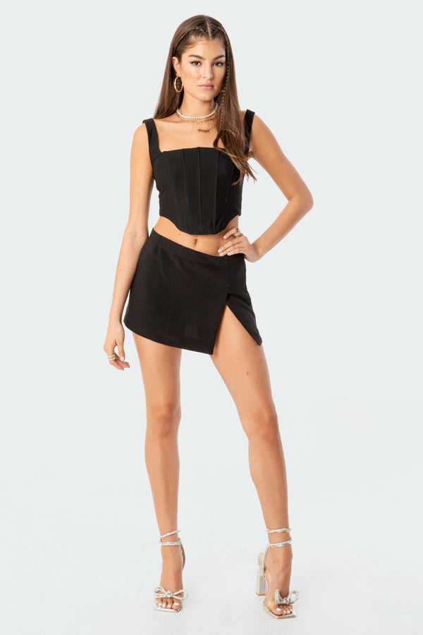 edikted Dasha Micro Skirt black