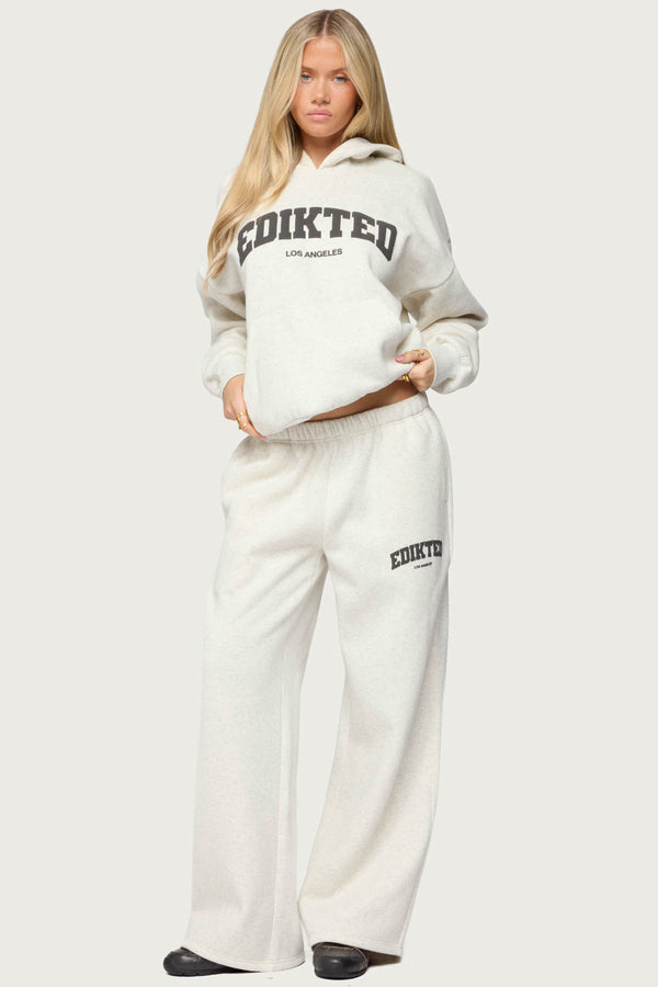 Edikted Edikted LA Hoodie Gray Melange