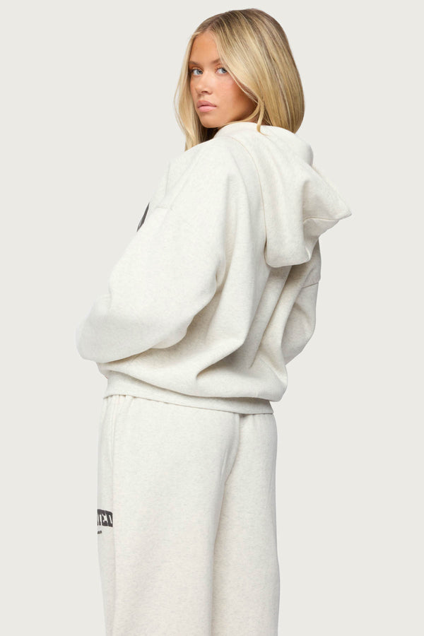 Edikted Edikted LA Hoodie Gray Melange