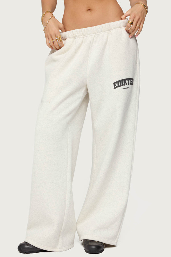 Edikted Edikted LA Sweatpants Gray Melange