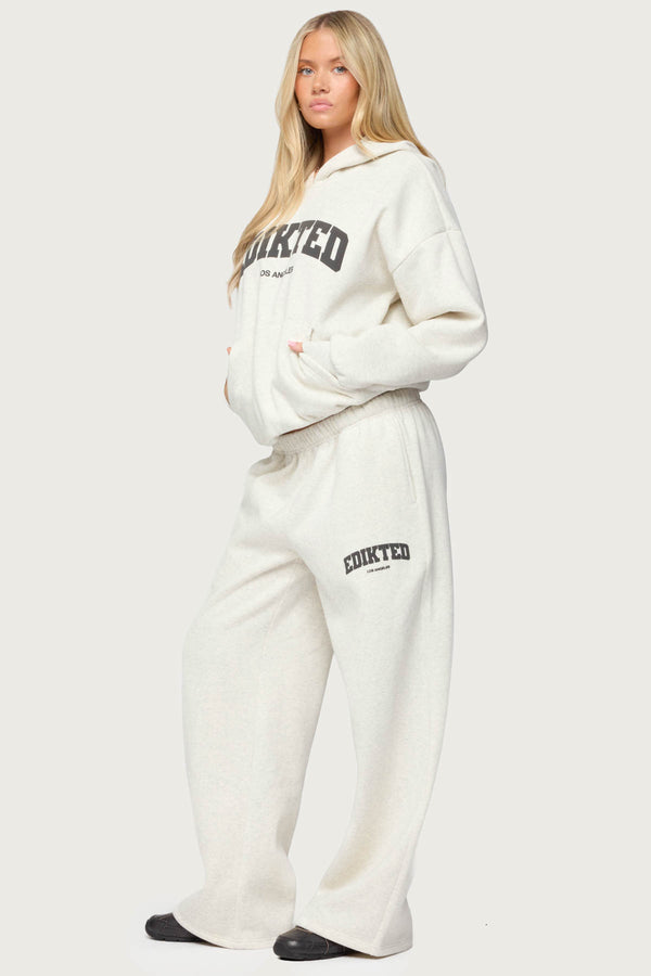 Edikted Edikted LA Sweatpants Gray Melange