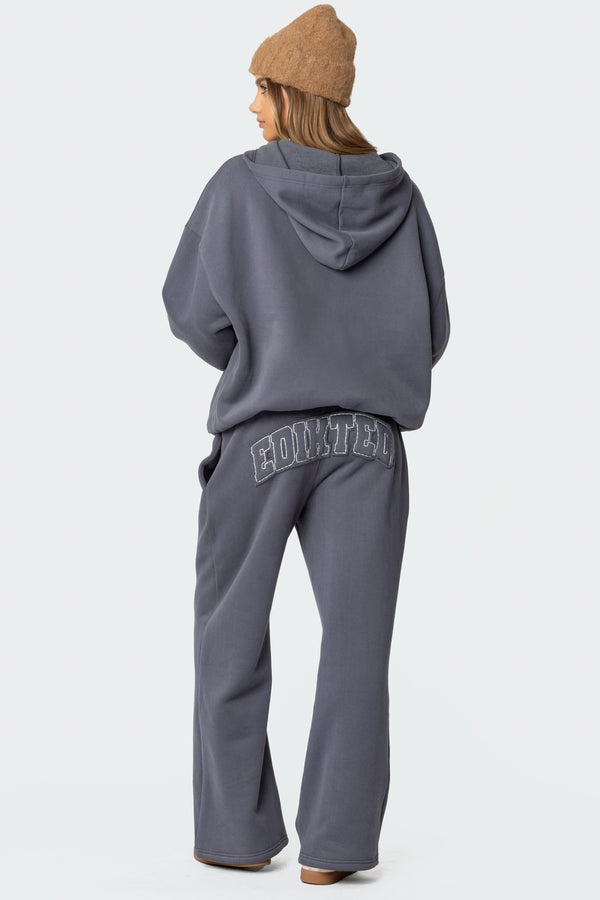 Edikted Forever Edikted Oversized Hoodie Gray