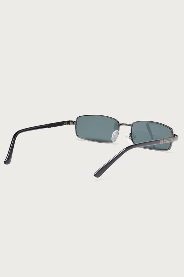 Edikted Galvin Rectangle Sunglasses Black