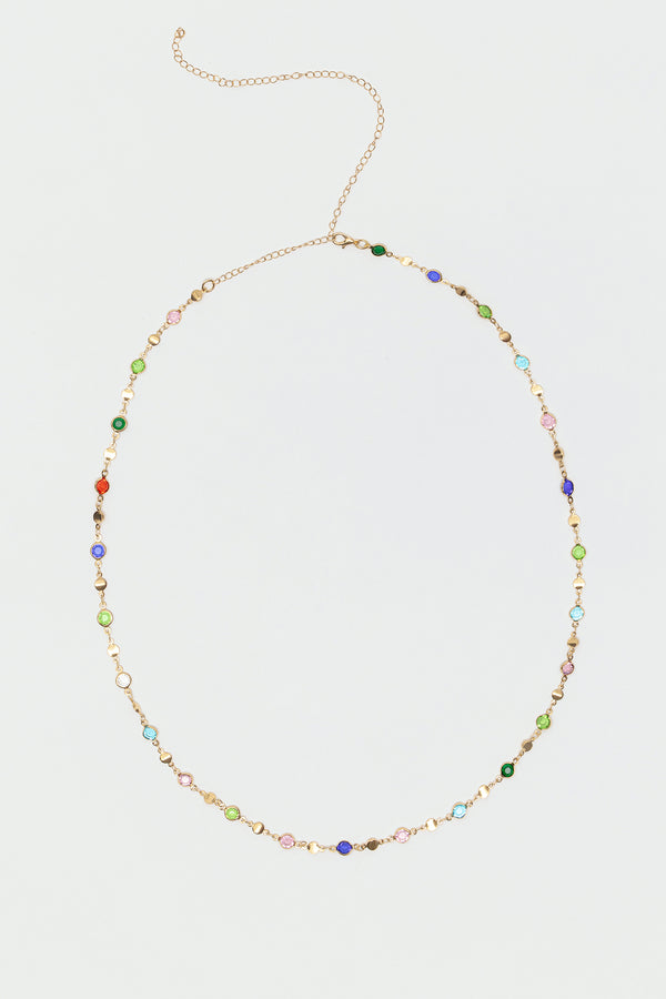 Edikted Gemstone Belly Chain Gold