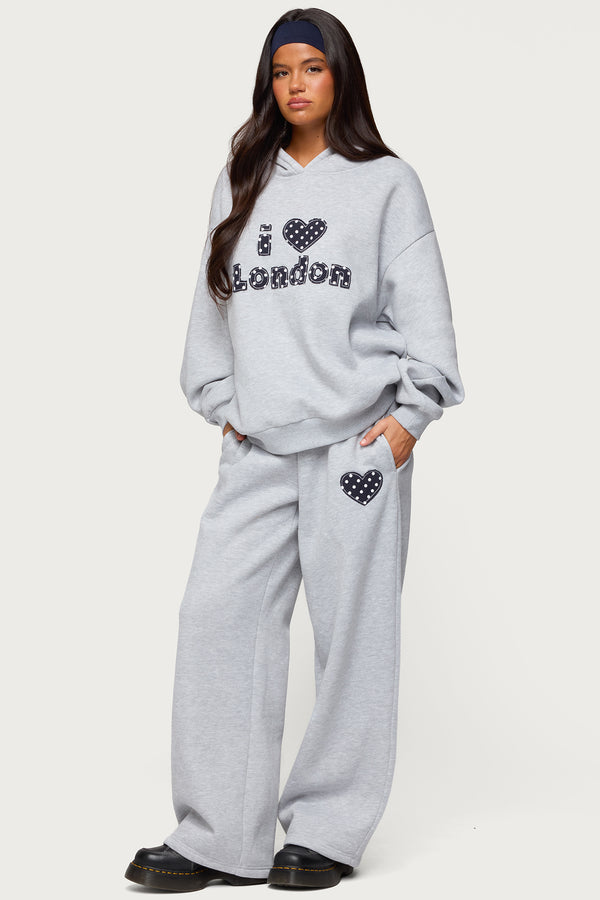 edikted I Heart London Sweatpants gray melange