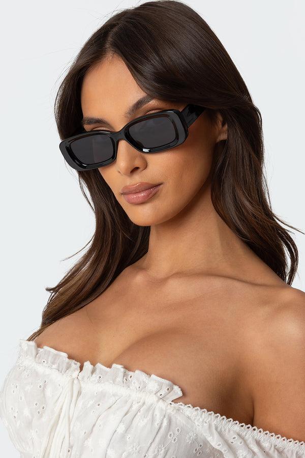 edikted Jackson Square Sunglasses black
