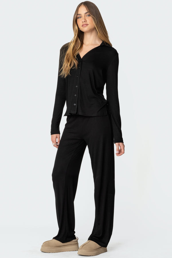 Edikted Justina Pants Black