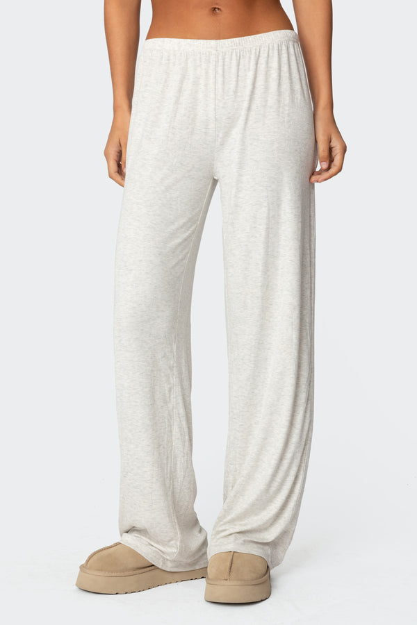 Edikted Justina Pants Gray Melange