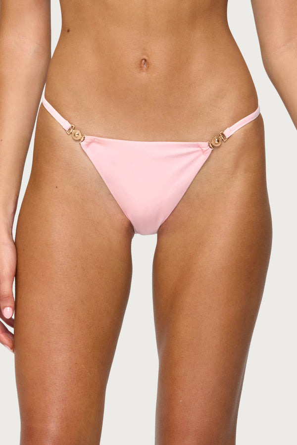 Edikted Kaya Bikini Bottoms Light Pink