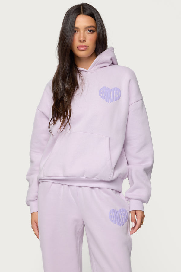 Edikted Major Love Edikted Hoodie Lilac
