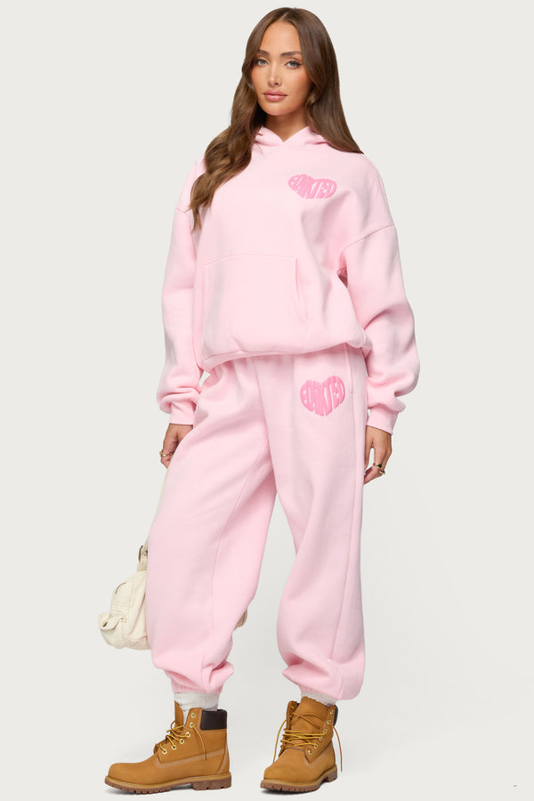 edikted Major Love Edikted Sweatpants light pink