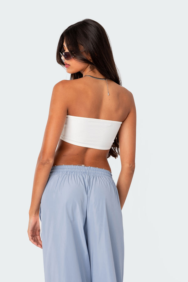 Edikted Marley Bandeau Top White