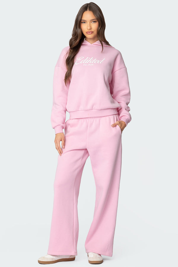 Edikted Miss Edikted Hoodie Pink