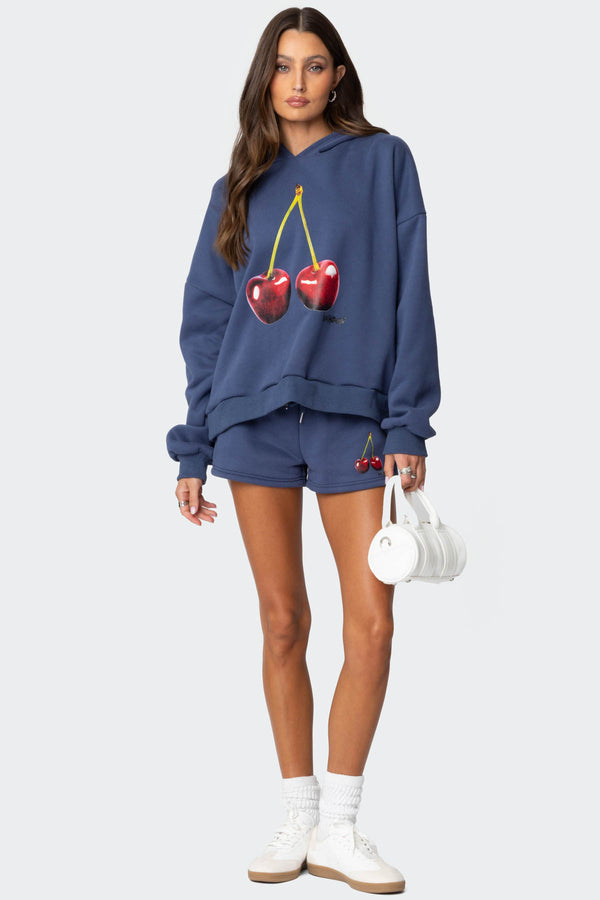 edikted Mon Cheri Shorts blue