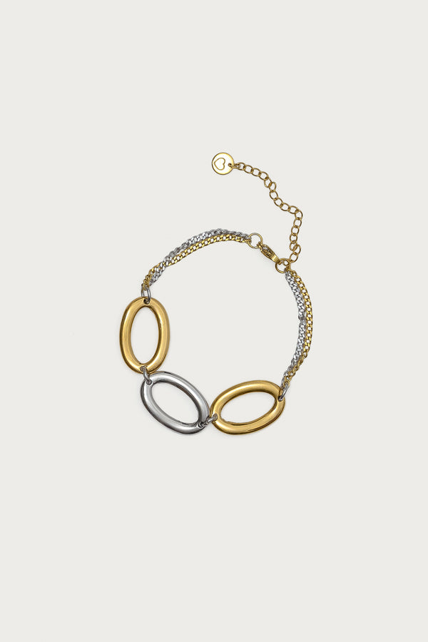 Edikted Oval Chain Bracelet Mix
