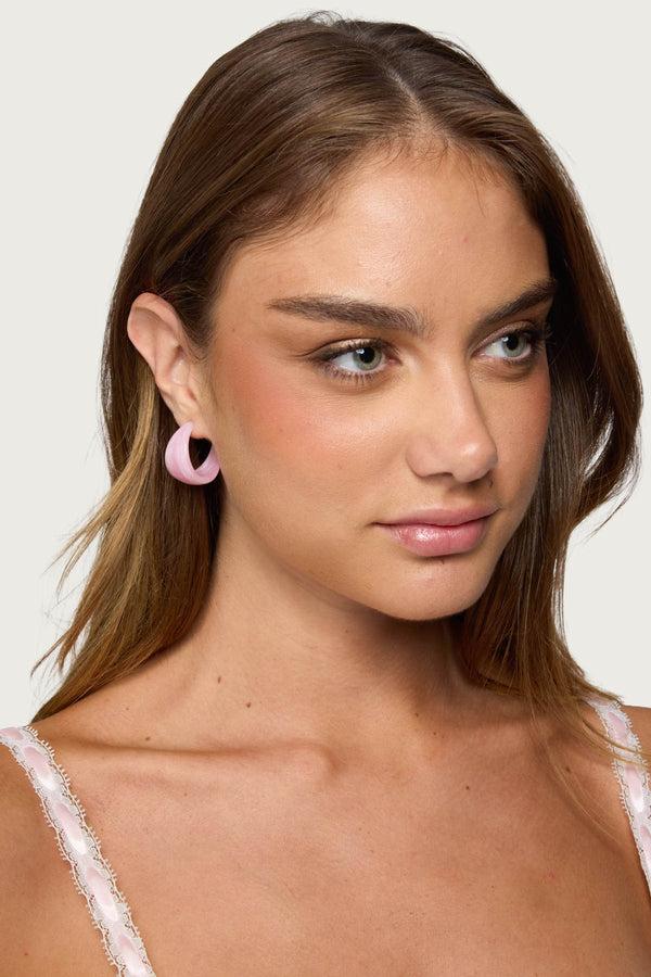 Edikted Pastel Hoop Earrings Pack Mix