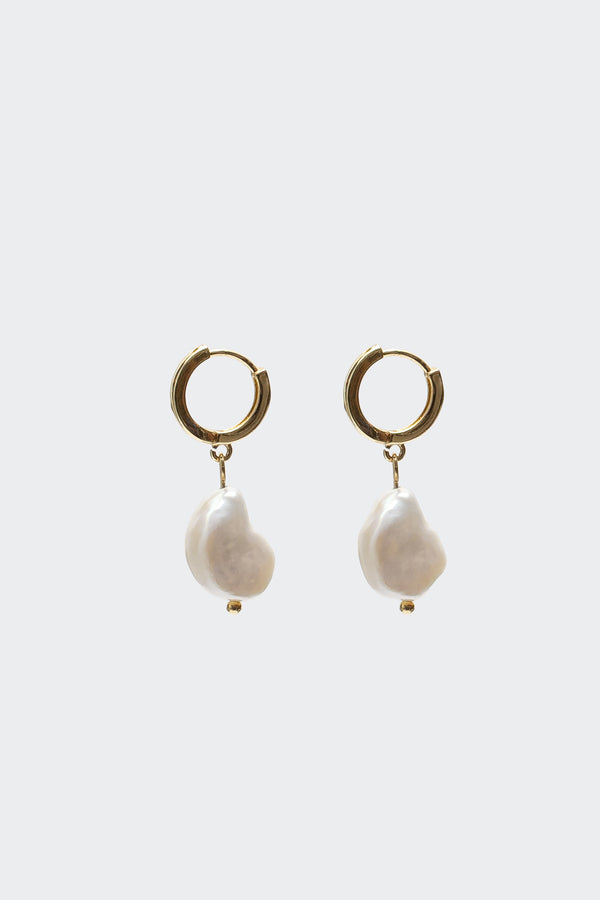 Edikted Pearla Hoop Earrings Gold