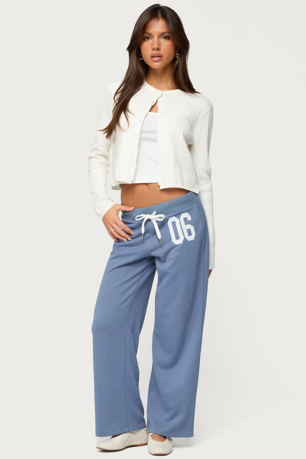 Edikted Petite 06 Sweatpants Blue