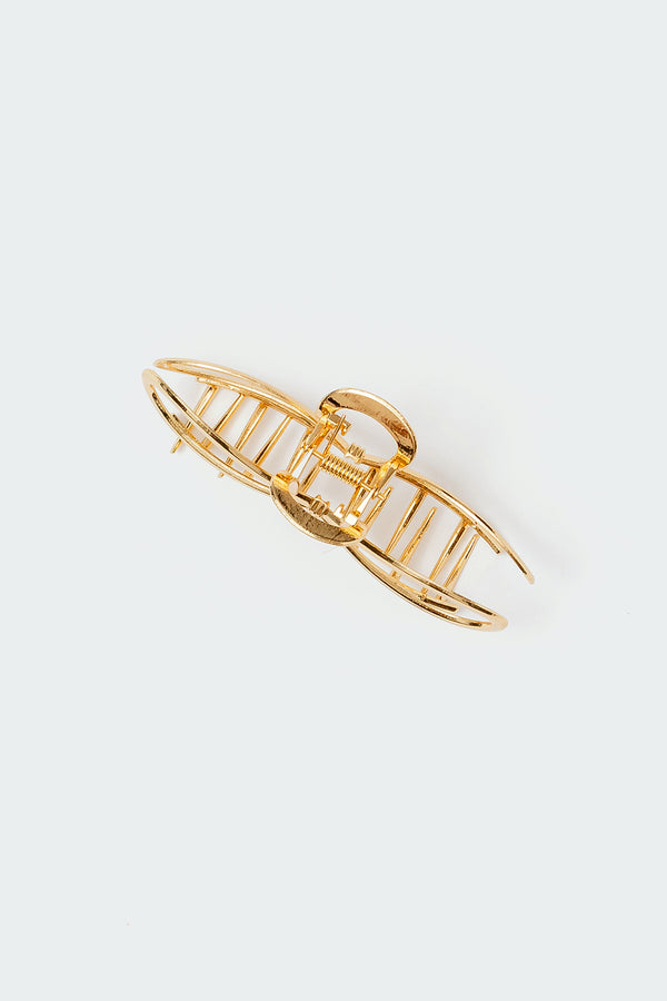 Edikted Pretty Bow Hair Clip Gold