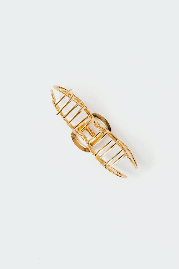 Edikted Pretty Bow Hair Clip Gold